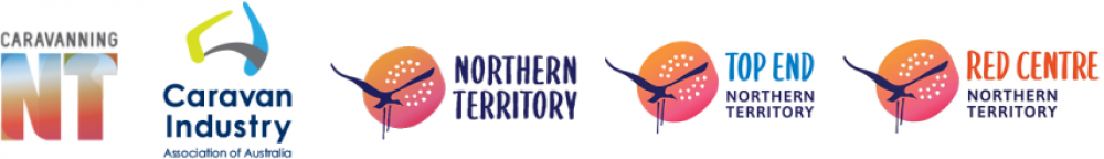 Logos for CaravanningNT, Caravan Industry, Northern Territory